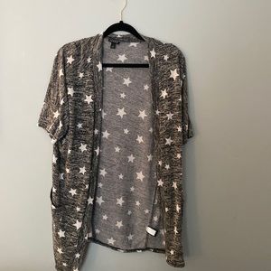 Torrid Star Cardigan /Shawl -Plus -With Pockets